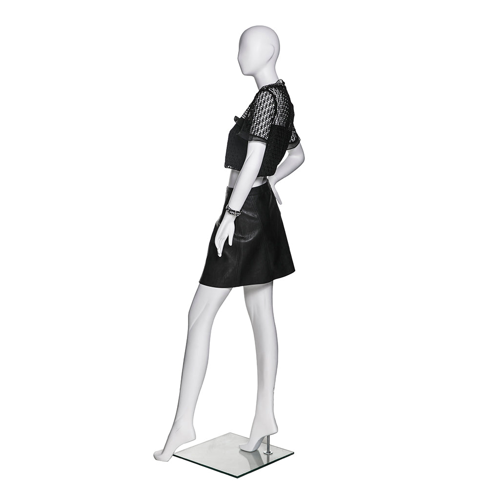 SFM01 Sculptural Female Mannequin in Matte White (TMK-MZ-SFM01)