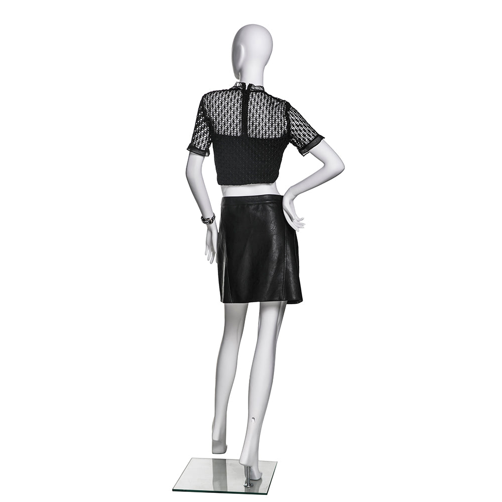SFM01 Sculptural Female Mannequin in Matte White (TMK-MZ-SFM01)
