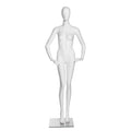 SFM02 Poised Female Mannequin in Matte White (TMK-MZ-SFM02)