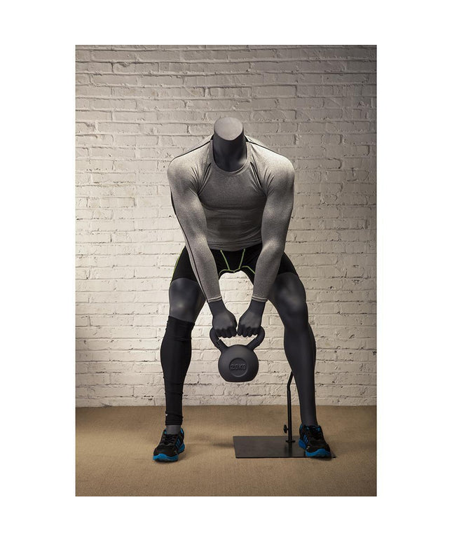 Male Athletic Kettlebell Weight Lifting Mannequin (TMK-MZ-HL-02)