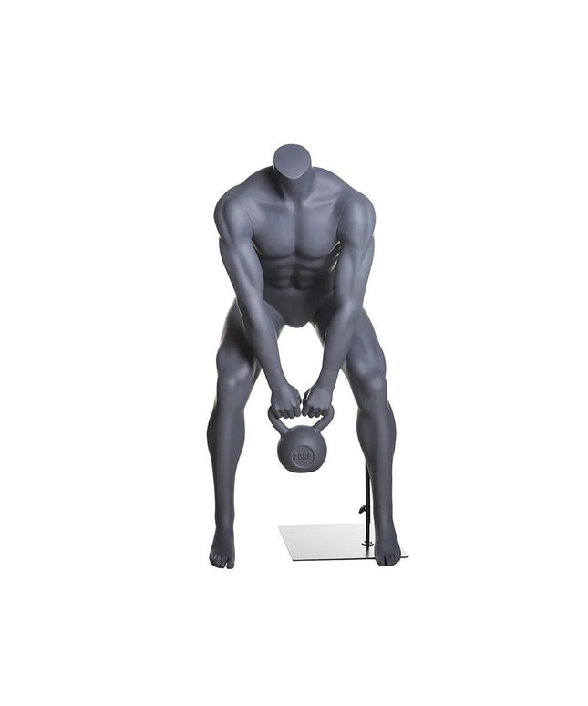 Male Athletic Kettlebell Weight Lifting Mannequin (TMK-MZ-HL-02)