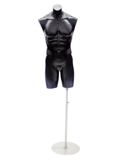 Male Mannequin Torso TMM-P908BK