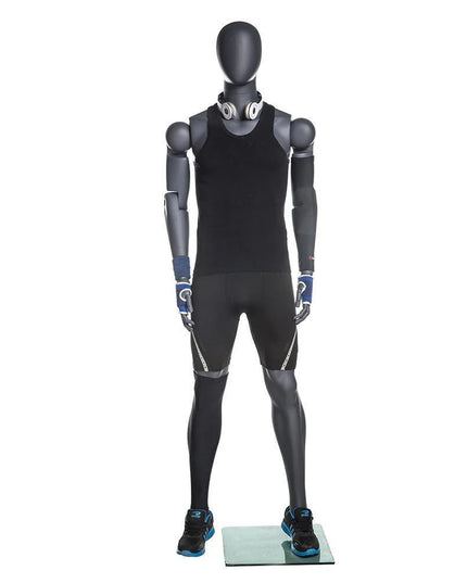 Male Posable Athletic Mannequin TMM-NI-MFXG