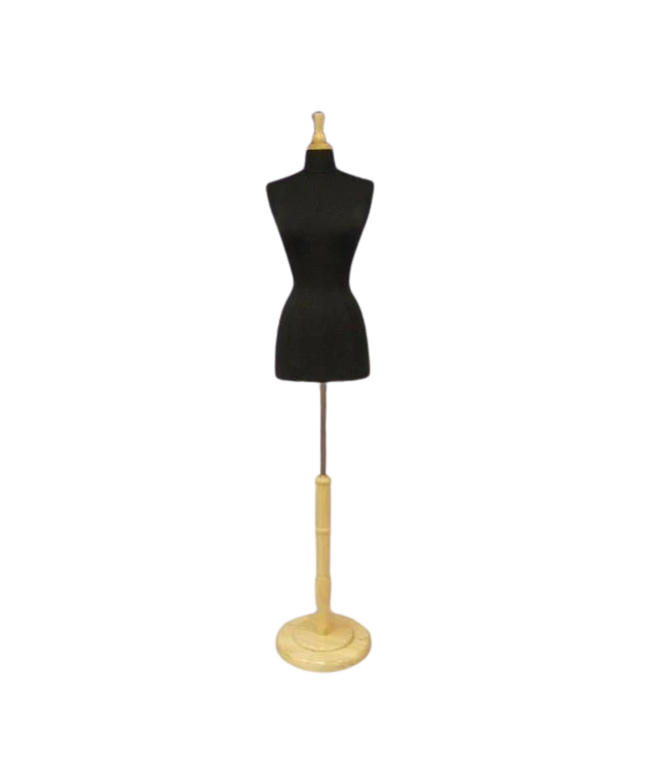 Female French Dress Form With Round Base (TMK-JF-F+BS-R01NX)