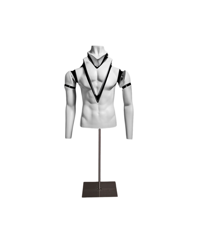 Ultimate Invisible Ghost Male Mannequin Torso (TMK-GH1/2M)