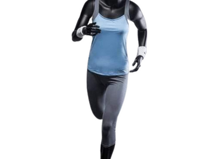 Athletic Black Female Running Mannequin (TMK-MZ-PB4BK2)