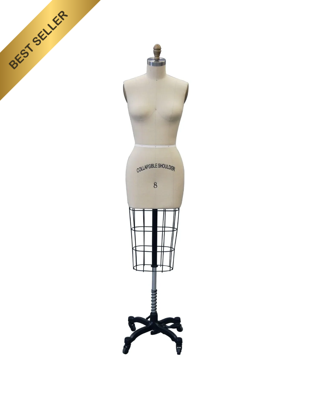 professional dress form Female Professional Dress Form with Collapsible Shoulders (TMK-ST-SIZE), 18 (XXL)