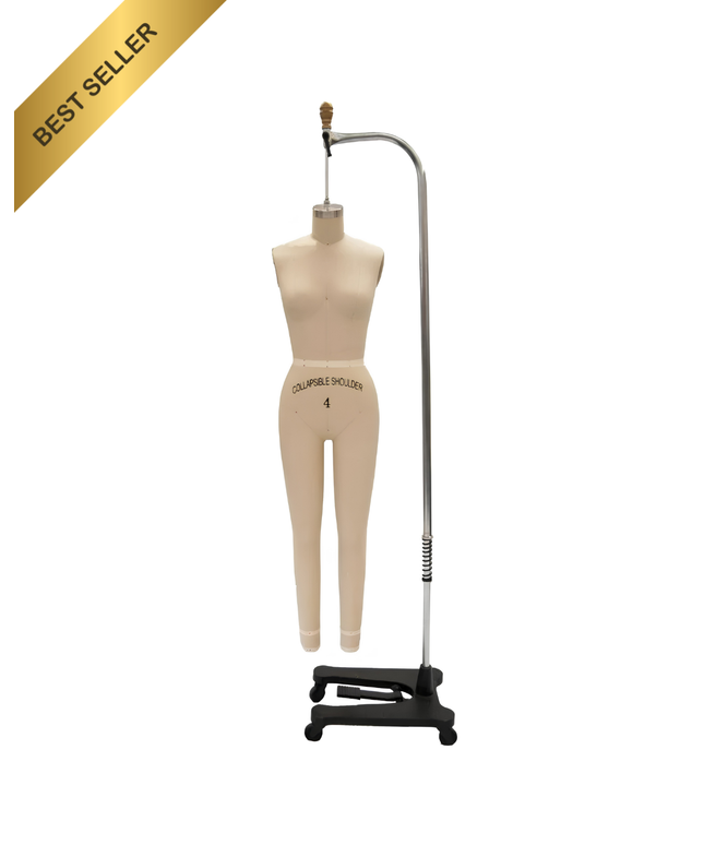 Female Full Body Professional Dress Form with Collapsible Shoulders (TMK-ST-FULLSIZE)