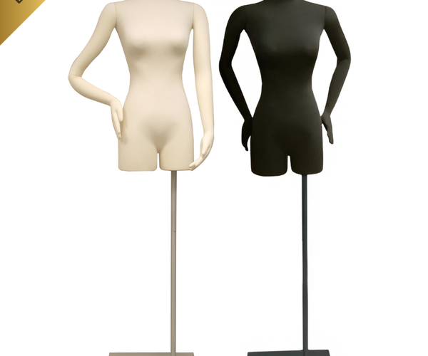 mannequin dress form Female Pinnable Dress Form with Movable Arms (TMK-JF-F01SARM+BS-05)