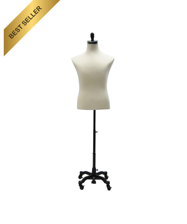 Male Dress Form With Rolling Base (TMK-JF-33M01/33M02)