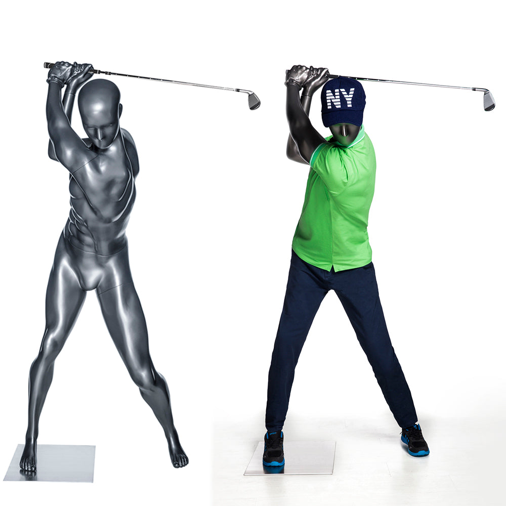 Male Abstract Golf Mannequin (TMK-GOLF01)