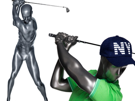 Male Abstract Golf Mannequin (TMK-GOLF01)