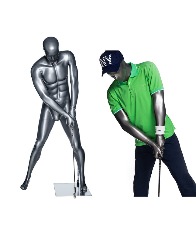 Male Abstract Golf Mannequin (TMK-GOLF02)