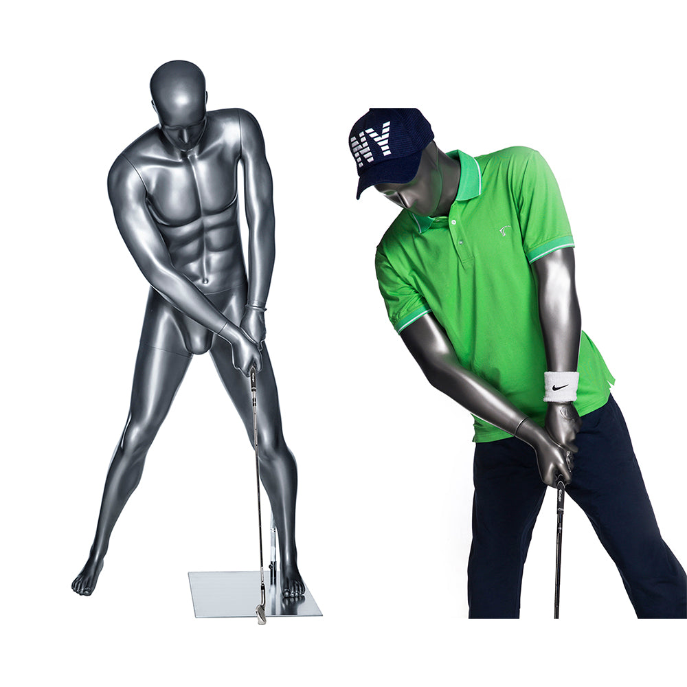 Male Abstract Golf Mannequin (TMK-GOLF02)