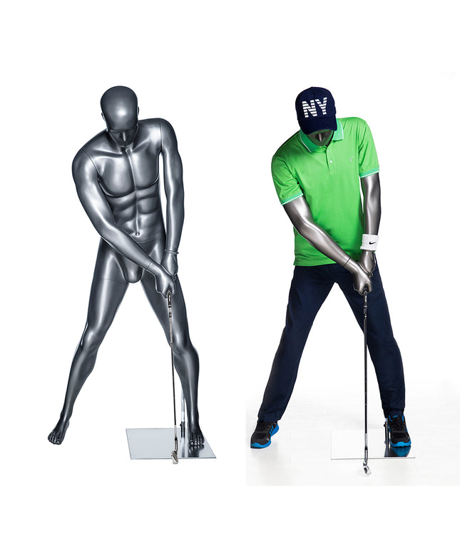 Male Abstract Golf Mannequin (TMK-GOLF02)