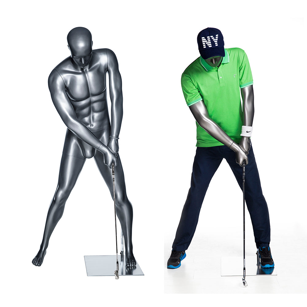 Male Abstract Golf Mannequin (TMK-GOLF02)