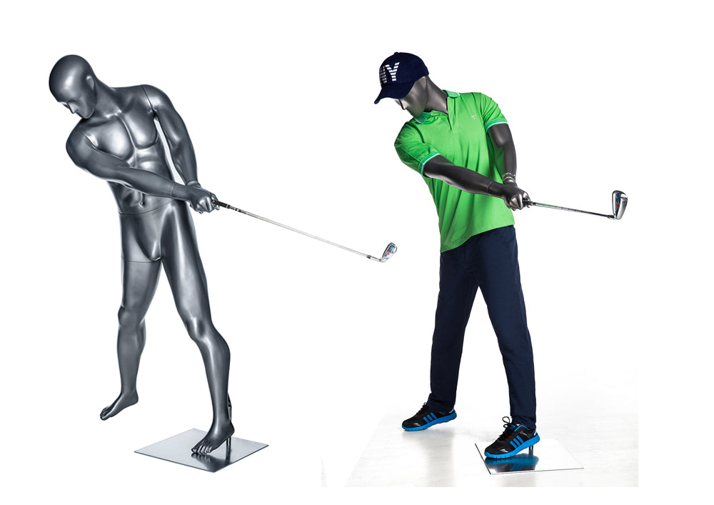 Male Abstract Golf Mannequin (TMK-GOLF03)