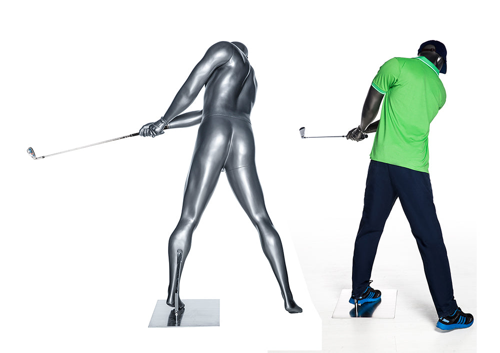 Male Abstract Golf Mannequin (TMK-GOLF03)