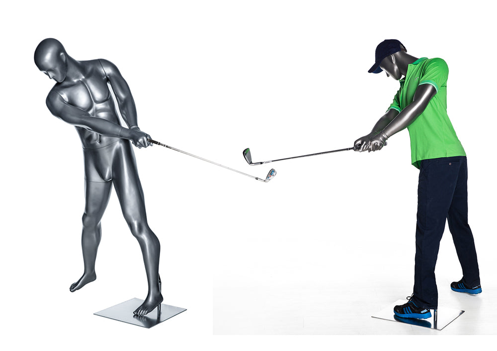 Male Abstract Golf Mannequin (TMK-GOLF03)
