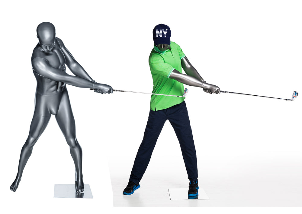 Male Abstract Golf Mannequin (TMK-GOLF03)