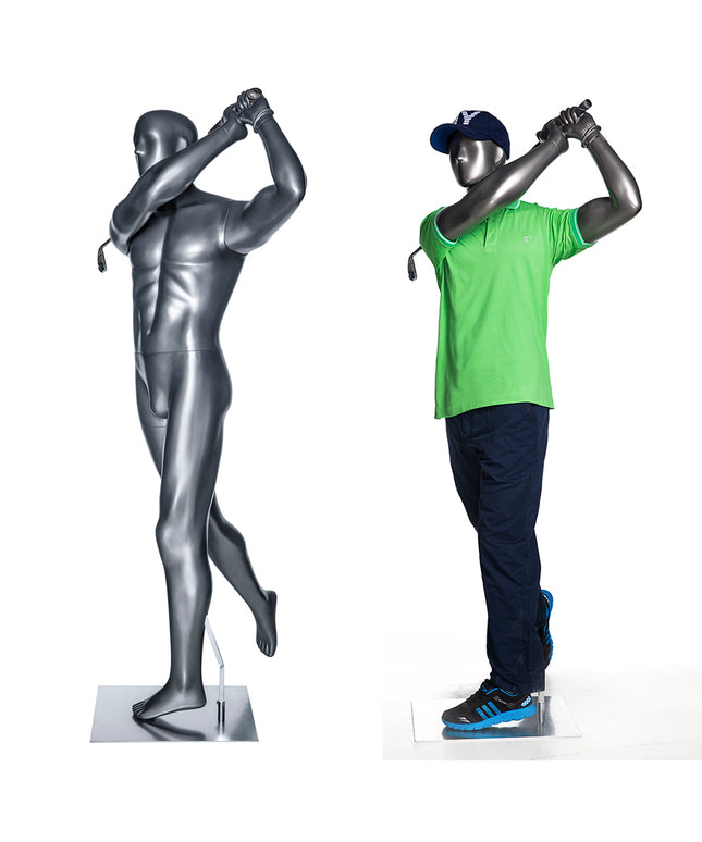 Male Abstract Golf Mannequin (TMK-GOLF04)