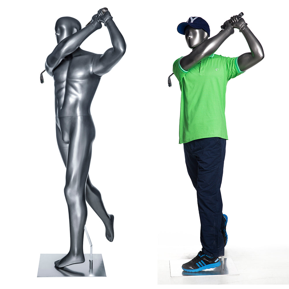 Male Abstract Golf Mannequin (TMK-GOLF04)