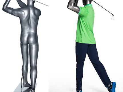 Male Abstract Golf Mannequin (TMK-GOLF04)