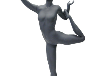 Female Gray Yoga Mannequin (TMK-HEF65EG)
