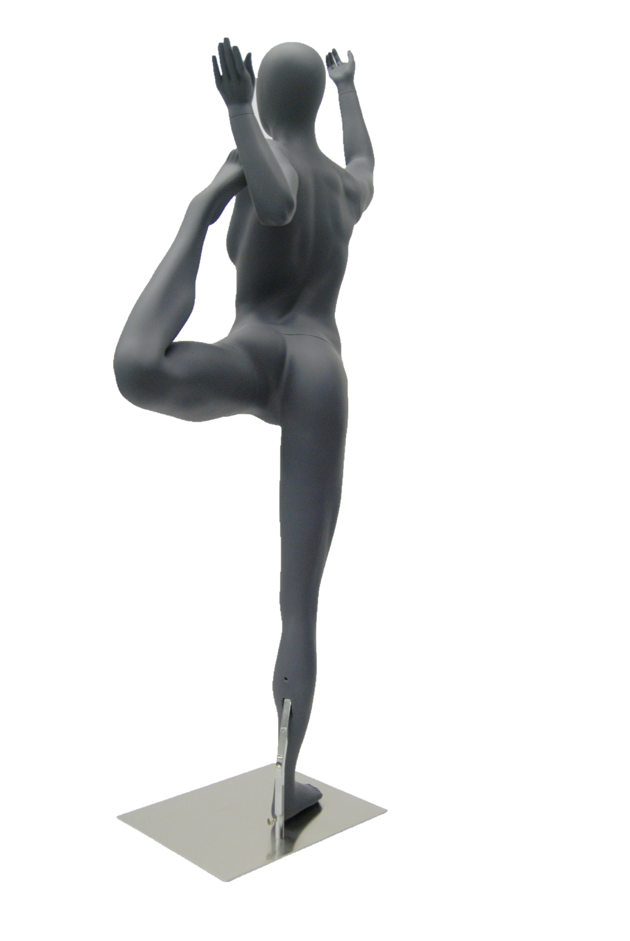 Female Gray Yoga Mannequin (TMK-HEF65EG)
