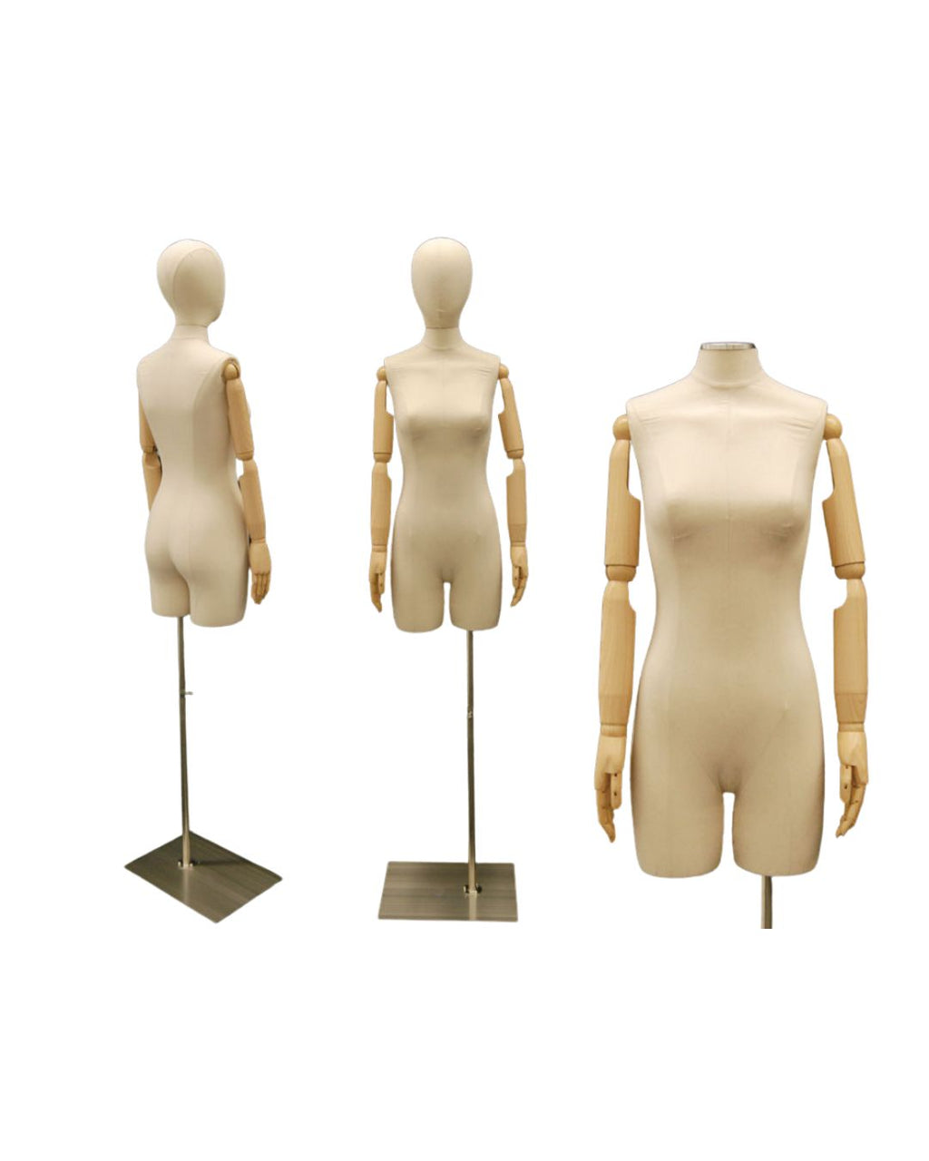 Female Display Dress Form with Arms and Head (TMK-JF-F2Larm)