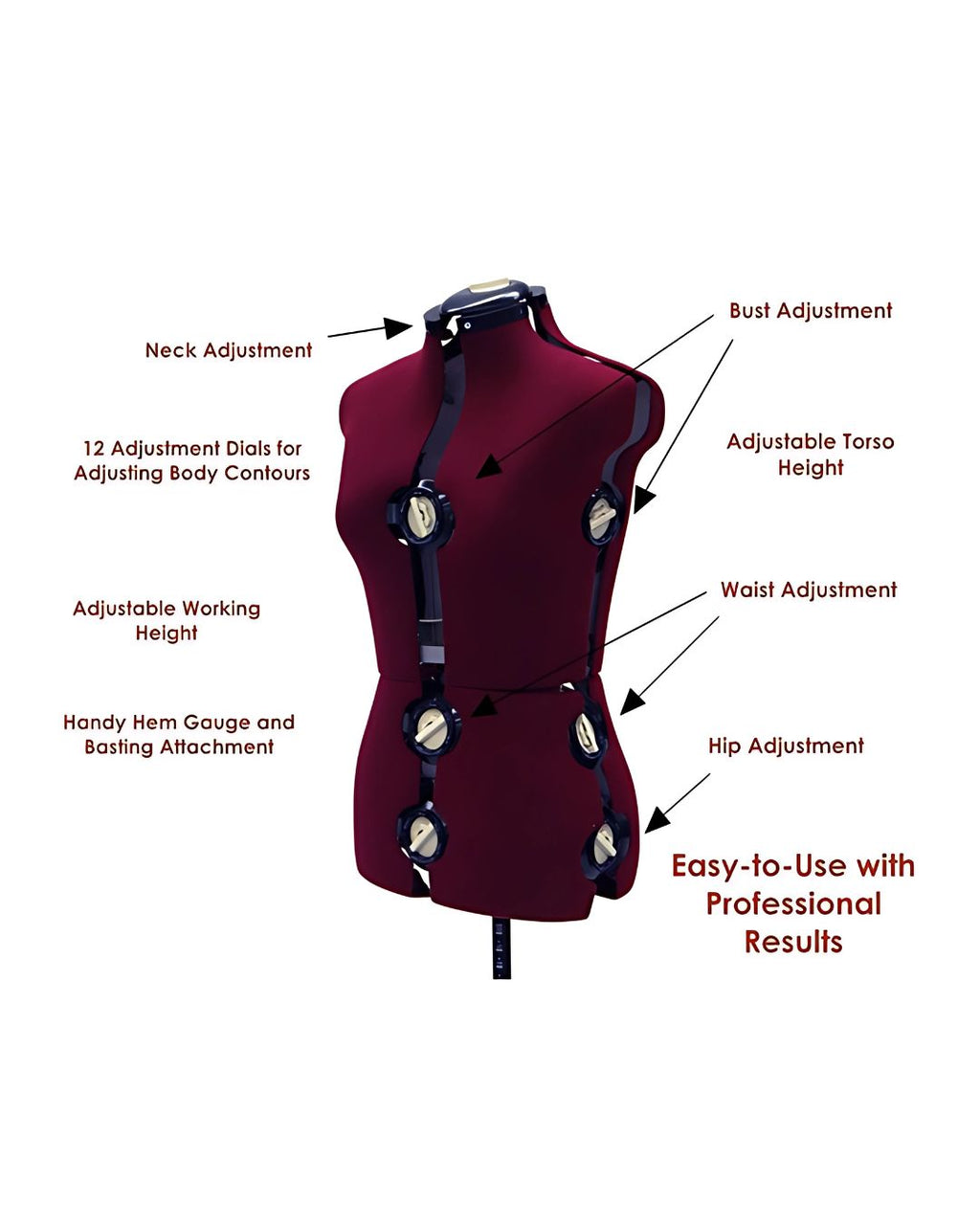 Female Adjustable Small Dress Form (TMK-JF-FH-2)