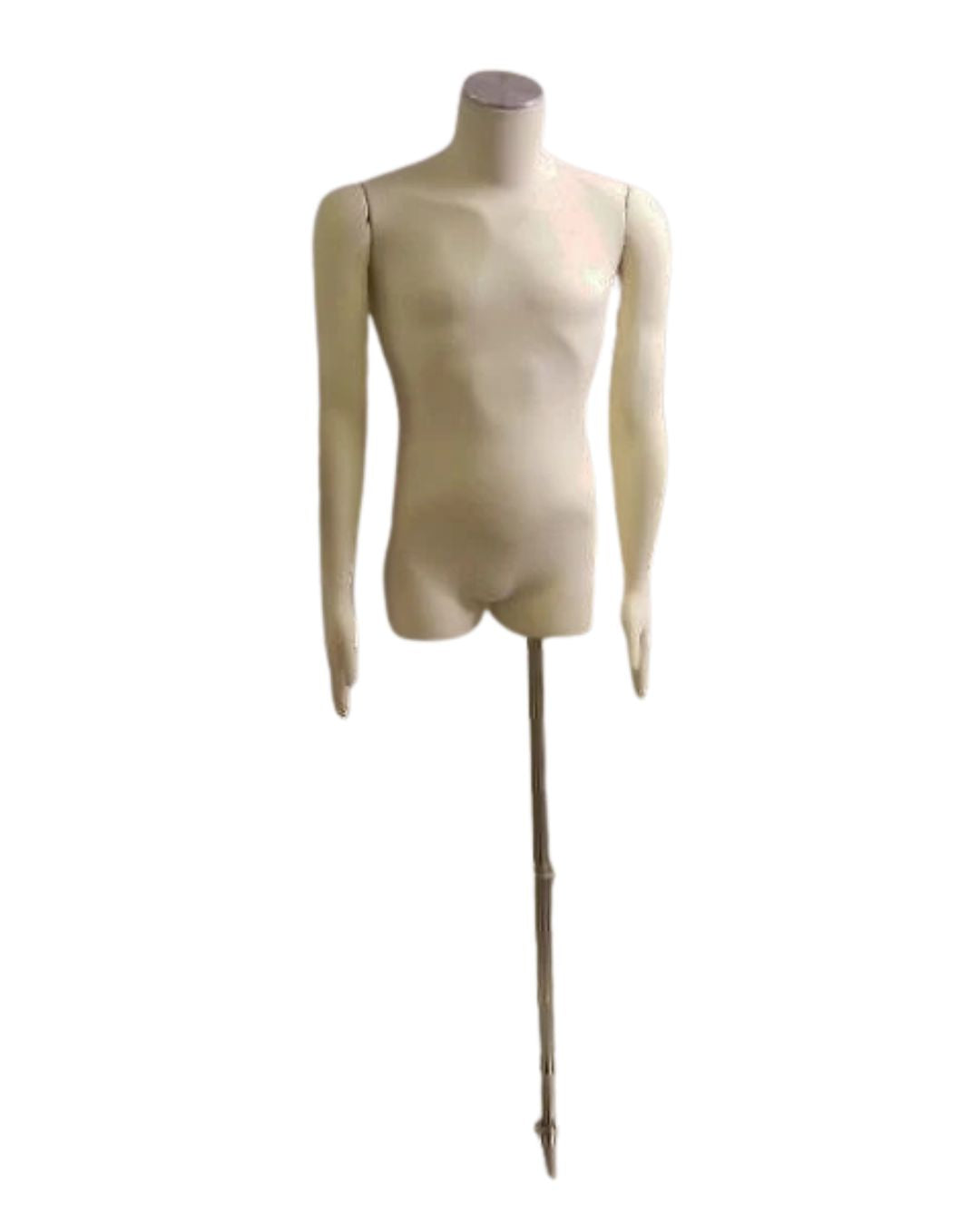 Male Pinnable Dress Form with Movable Arms (TMK-JF-M01SARM+BS-05)