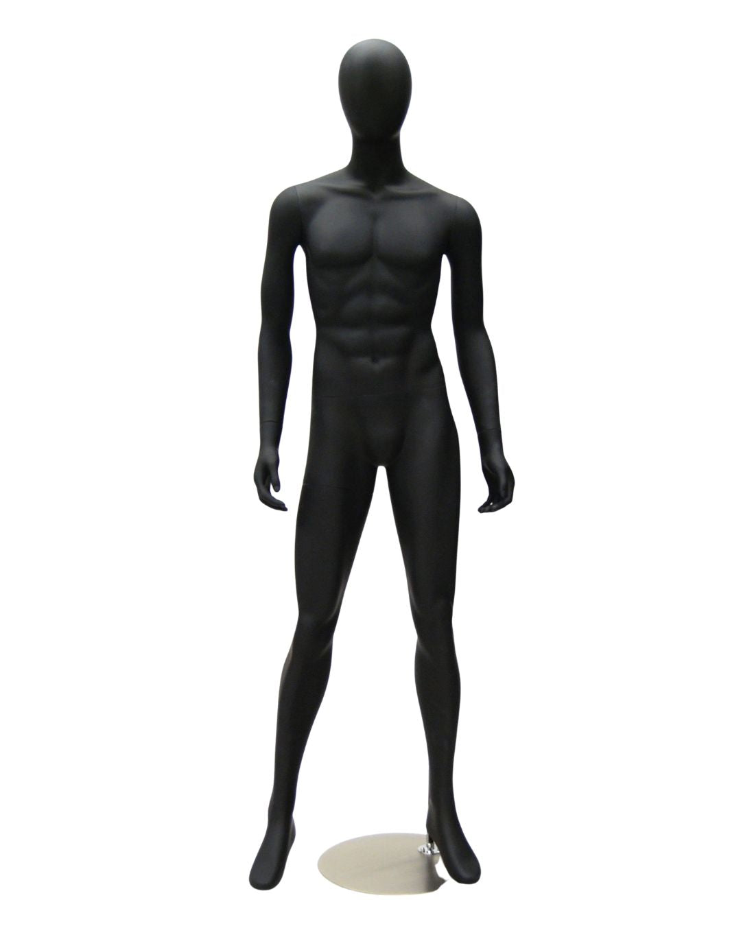 Black Male Egghead Mannequin (TMK-KM26BK2)