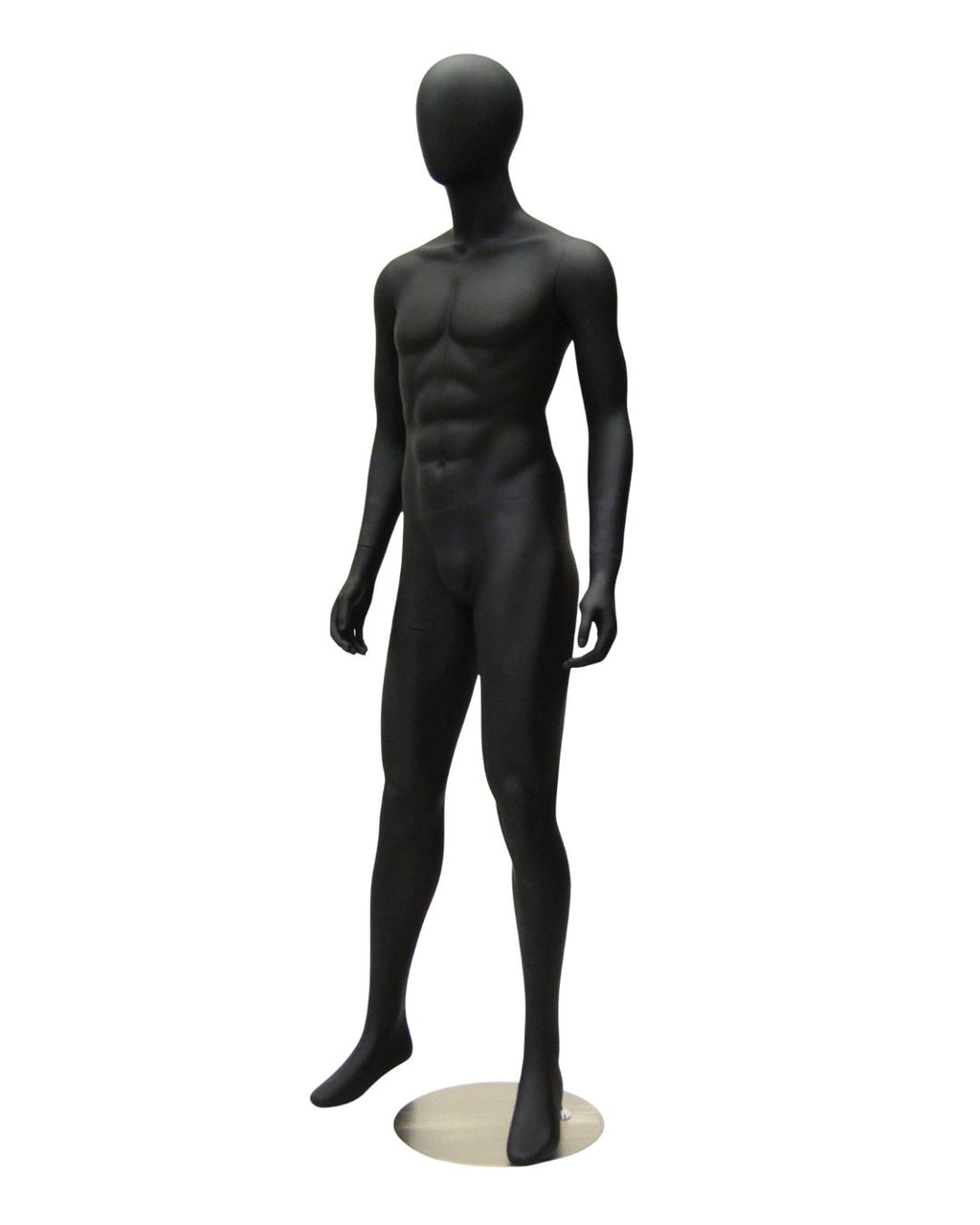 Black Male Egghead Mannequin (TMK-KM26BK2)
