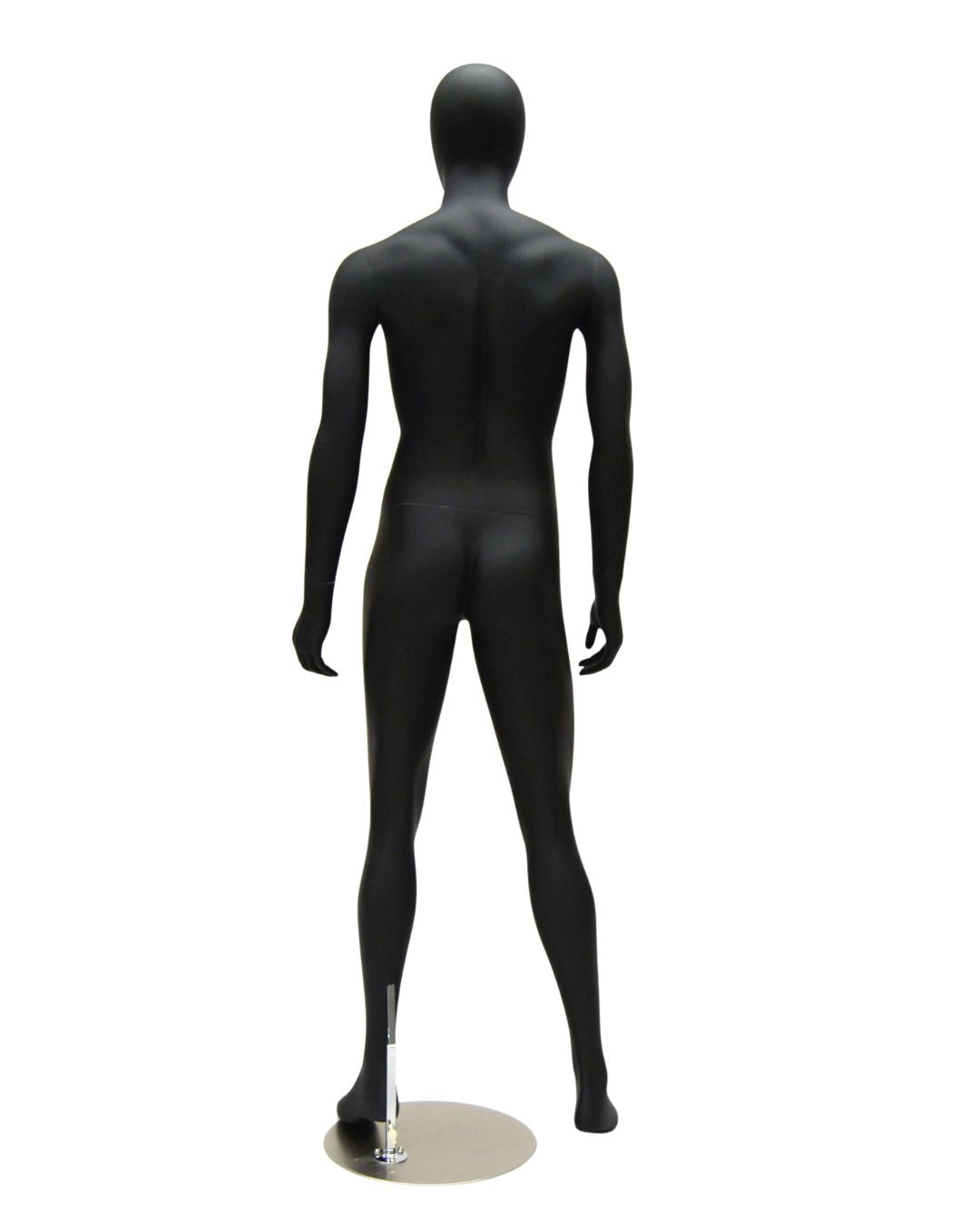 Black Male Egghead Mannequin (TMK-KM26BK2)