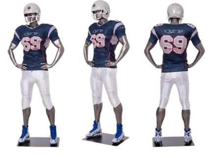 Male Abstract Athletic Sports Mannequin (TMK-MC-BRADY01)