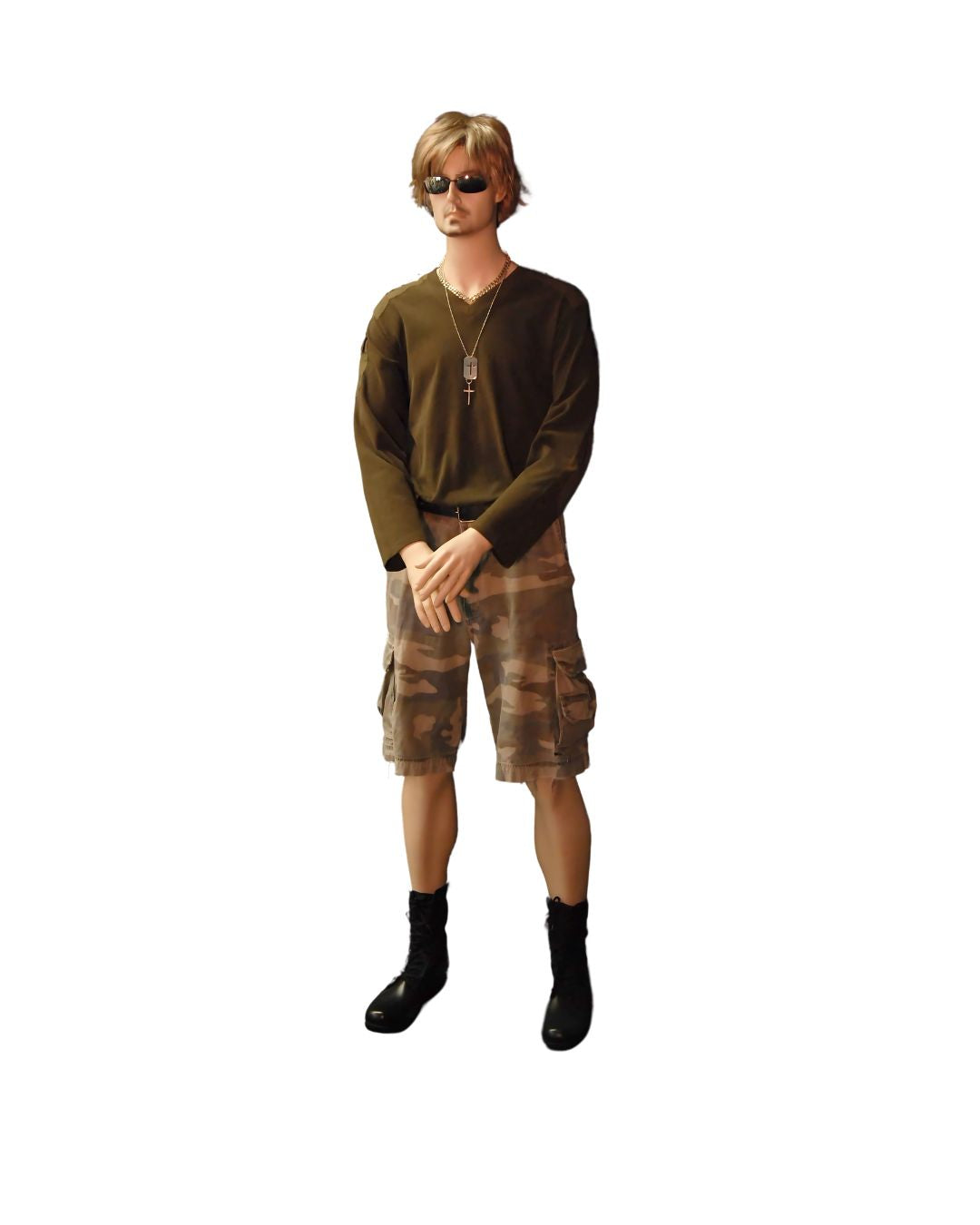 Male Realistic Mannequin with Movable Elbows Short Version (TMK-MD-BC8S)