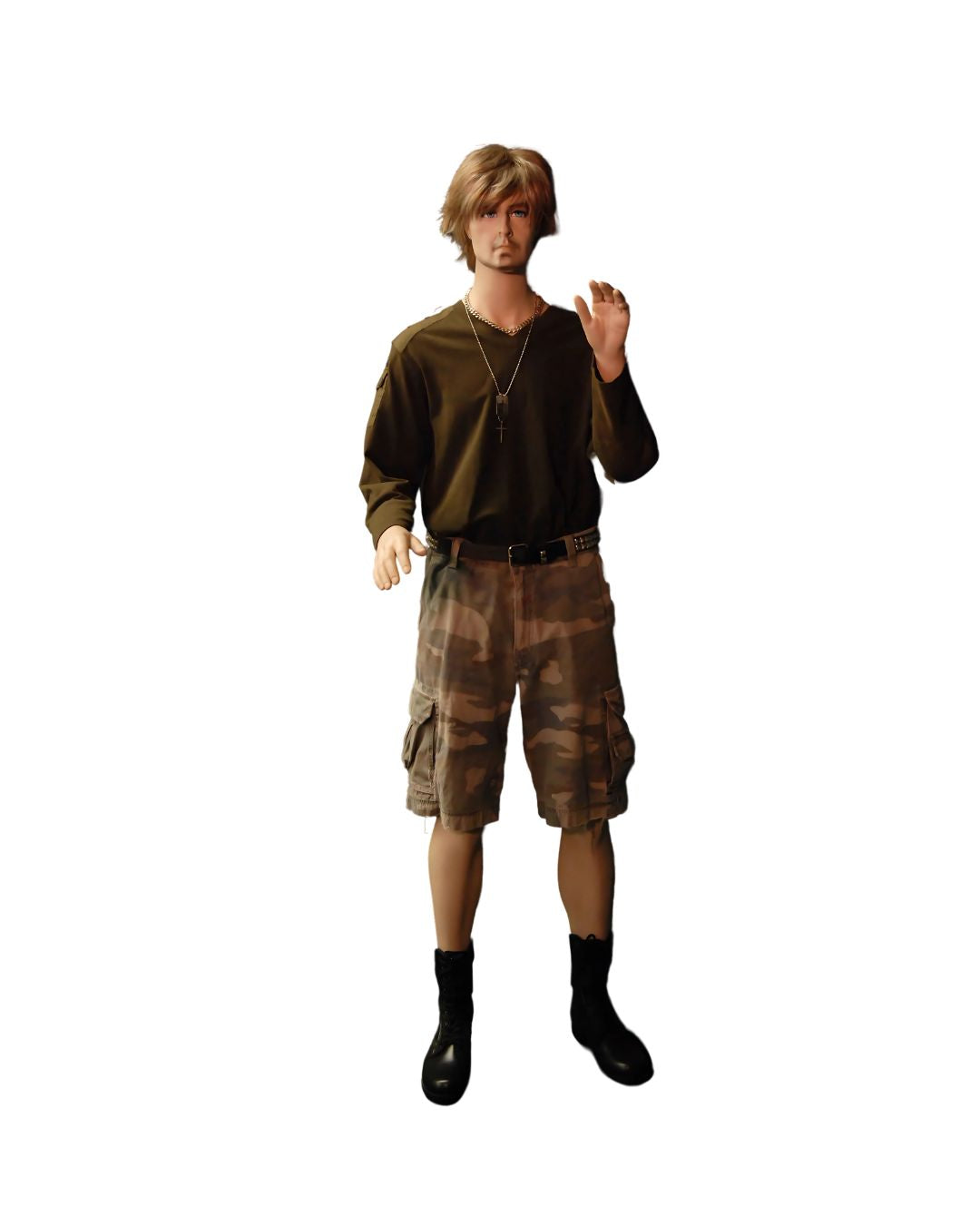 Male Realistic Mannequin with Movable Elbows Short Version (TMK-MD-BC8S)