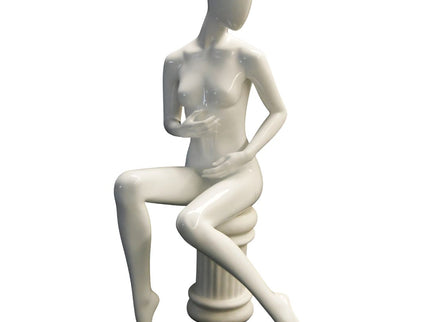 Egghead Female Sitting Mannequin (TMK-MD-C9)
