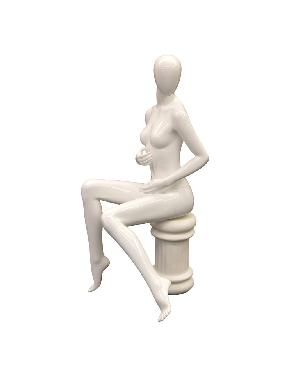 Egghead Female Sitting Mannequin (TMK-MD-C9)