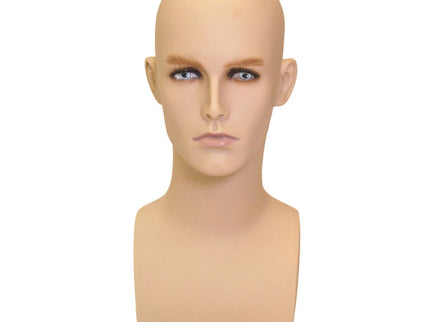 Male Realistic Mannequin Head (TMK-MD-ERAF2)