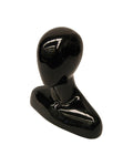 Abstract Female Black Glossy Mannequin Head (TMK-MD-FEGGB)