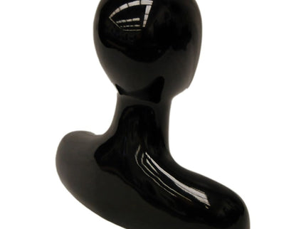 Abstract Female Black Glossy Mannequin Head (TMK-MD-FEGGB)