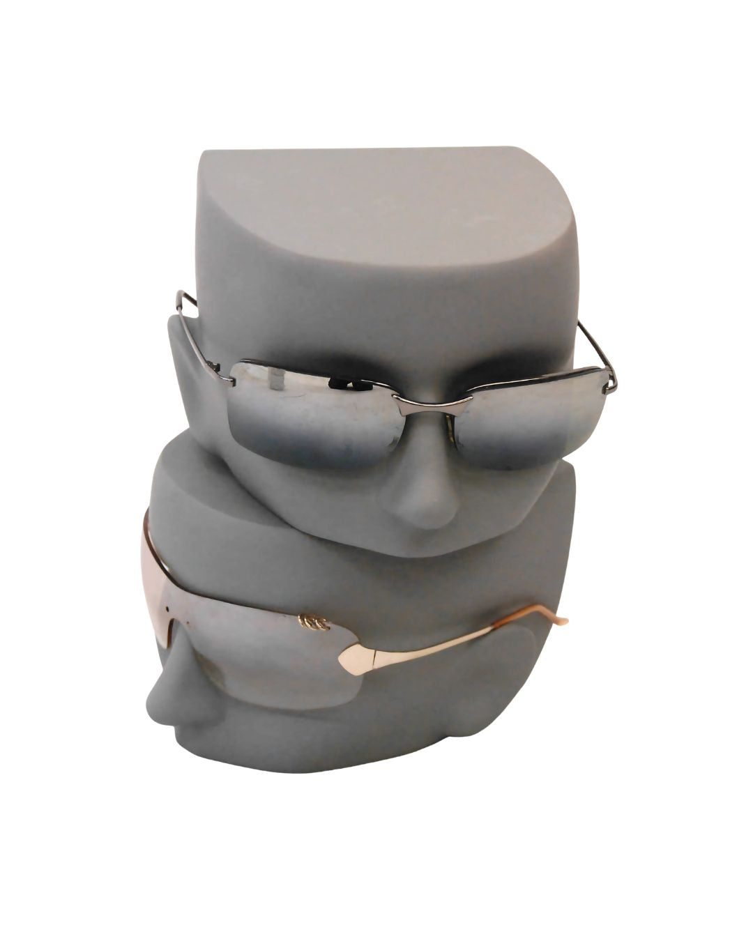 Gray Head Display For Sunglasses Set of 4 (TMK-MD-FFACE-G)