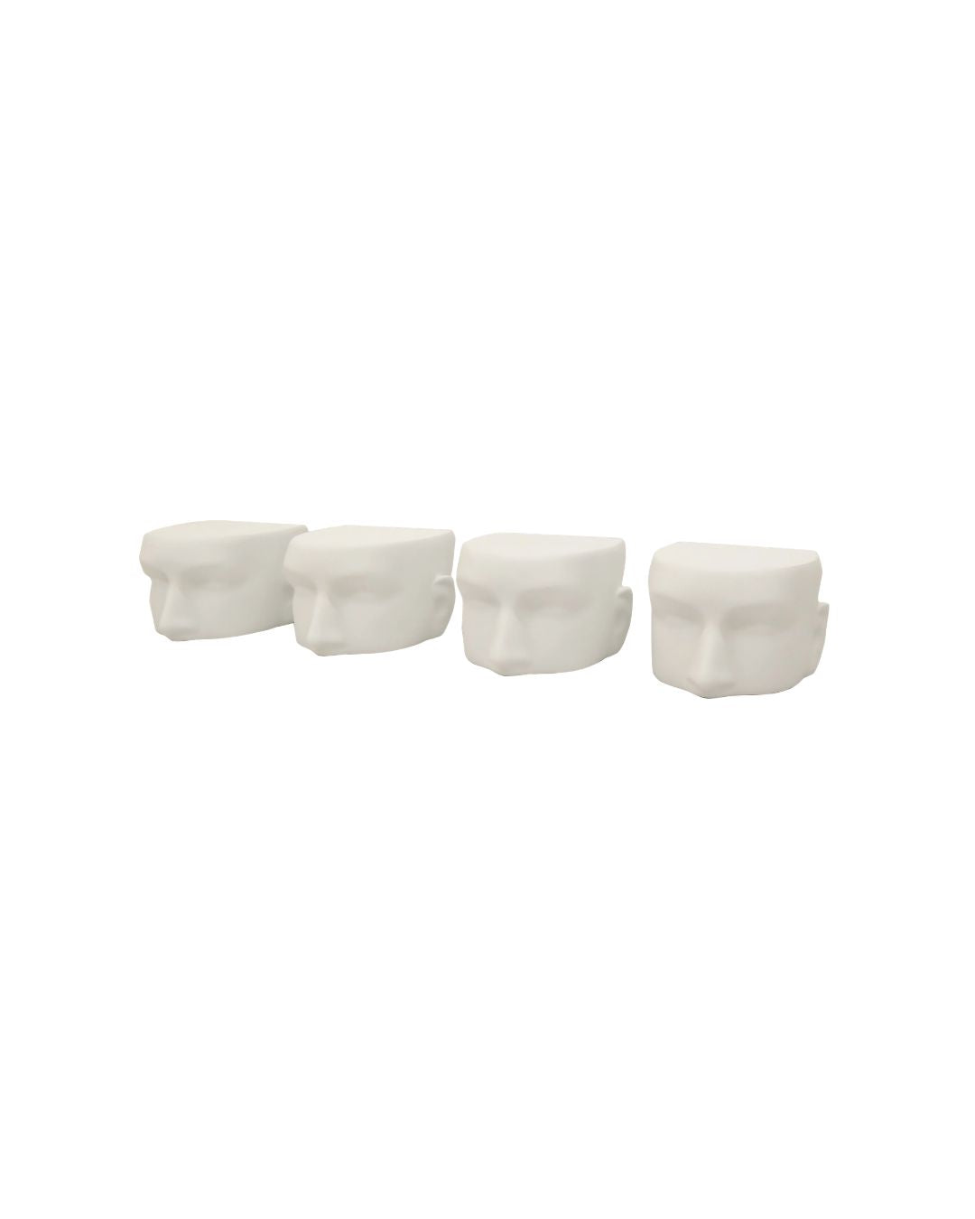 White Head Display For Sunglasses Set of 4 (TMK-MD-M/FFACE-WH)