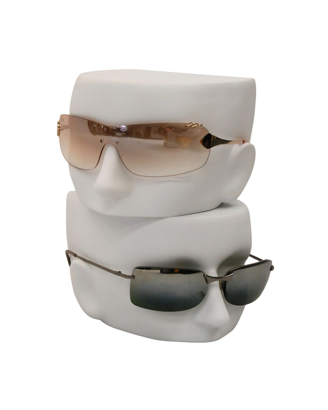 White Head Display For Sunglasses Set of 4 (TMK-MD-M/FFACE-WH)