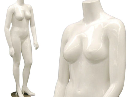 Plus Size Female Display Mannequin - No Head (TMK-MD-NANCYBW2S)