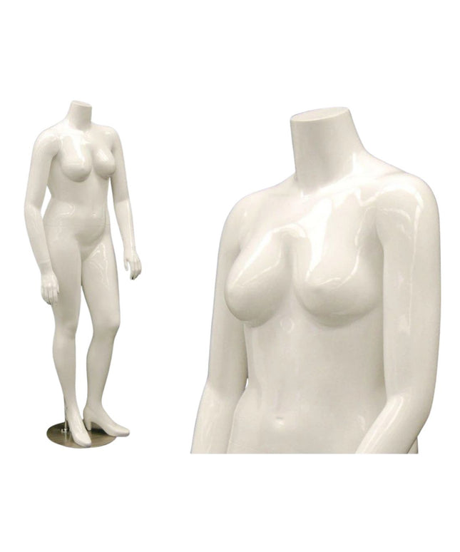 Plus Size Female Display Mannequin - No Head (TMK-MD-NANCYBW2S)