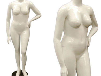 Plus Size Female Display Mannequin - No Head (TMK-MD-NANCYBW3S)