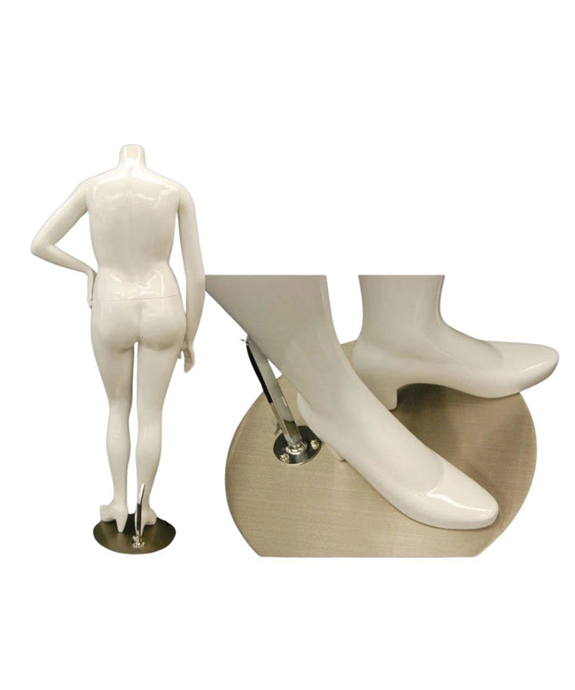 Plus Size Female Display Mannequin - No Head (TMK-MD-NANCYBW3S)